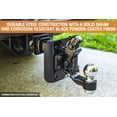 thumbnail image 2 of Buyers Products B2276327 2 in. Pintle Hook Mount - 3 Position with 9 in. Shank - PM90 - Black, 2 of 6