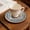 C, variant on Decorative Boho Ceramic Trivet - Heat Resistant Hot Pad for Kitchen, Non-Slip Table Protector for Enamel Pot, Casserole, Dining, Home Use