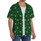 thumbnail image 2 of Fotbe Happy St. Patrick's Day Camisa Estampada de Manga Corta para Hombre, Casual de Verano, Estilo Playero, Sin Arrugas-Small, 2 of 5