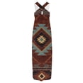 thumbnail image 4 of SMihono Robe d'Été Grande Taille pour Femmes 2023 Décontractée Ample d'Été Imprimée Robe Débardeur Robe de Plage Col Rond Sans Manches Robes, 4 of 5