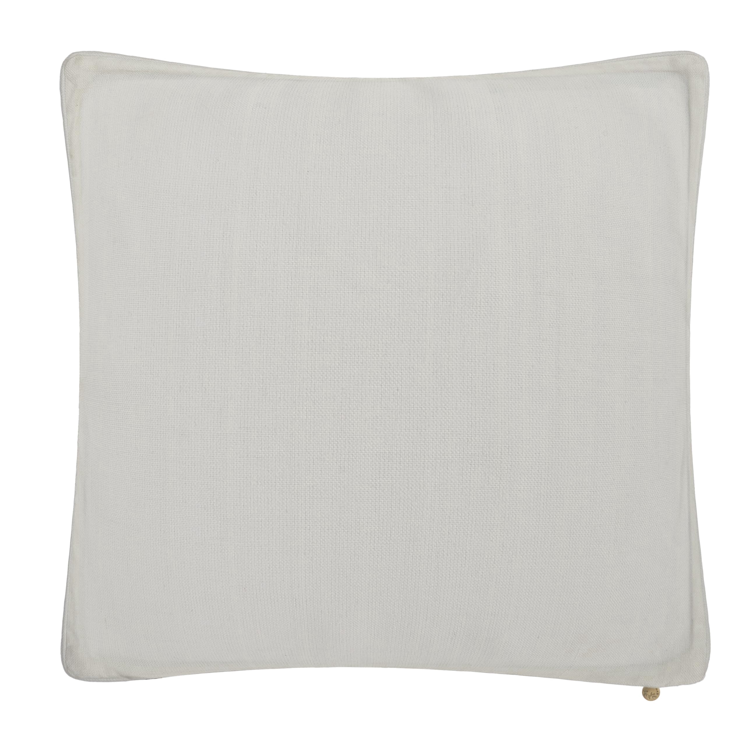 Fab Habitat Indoor/Outdoor Throw Pillow Made from Recycled Polyester Yarn - Double Sided, Stain Resistant, Machine Washable - Patio, Porch, Living Room - Rainforest - White Multi Floral (20" x 20")