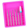 thumbnail image 4 of Juego de Cortadores de Uñas de 6 Piezas, Manicura, Pedicura, Accesorio, Gel Abrasivo - 4 04 Baoblaze Broca de carburo para uñas, 4 of 8