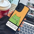 thumbnail image 4 of Proteja su iPhone con estilo: funda para teléfono de doble capa mate con ilustraciones divertidas de dibujos animados para iPhone15 Pro Max 14 13 12 Pro 11, 4 of 4