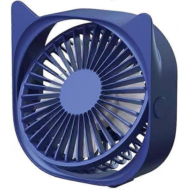 Personal Desk Fan Quiet USB Fan Cute Cat Design, Mini Portable Table Fans For Sleeping Bedroom, 3 Speeds Adjustable, Rotatable, Anti-slip, Fans for Ho