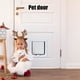 thumbnail image 4 of Puerta con solapa para perros y mascotas, seguridad inteligente, dirección de Control de bloqueo de 4 vías, puerta para mascotas pequeñas Hugtrwg Para estrenar, 4 of 7