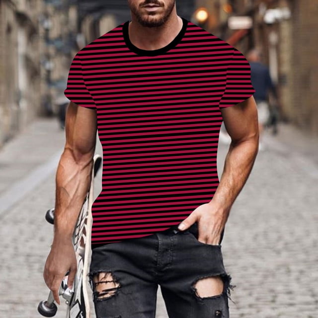 Mefallenssiah Hauts pour Hommes, Liquidation Chemise Décontractée Imprimée Mode