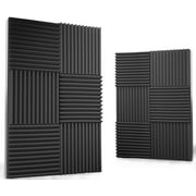 Siless 24 pack 12x12x1 inches Acoustic Panels Acoustic Foam Panels Soundproof Studio foam Sound Dampening noise Sound Deadening foam Sound Panels wedges Sound Proof Sound Insulation Absorbing