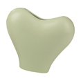 thumbnail image 3 of Jarrón de cerámica con forma de corazón, centro de mesa, obra de arte romántica, elegante florero para verde, 3 of 8