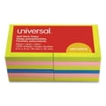 thumbnail image 2 of Universal UNV35617 Fan-Folded 3 in. x 3 in. Self-Stick Pop-Up Notes - Assorted Neon/Yellow (12/Pack), 2 of 7