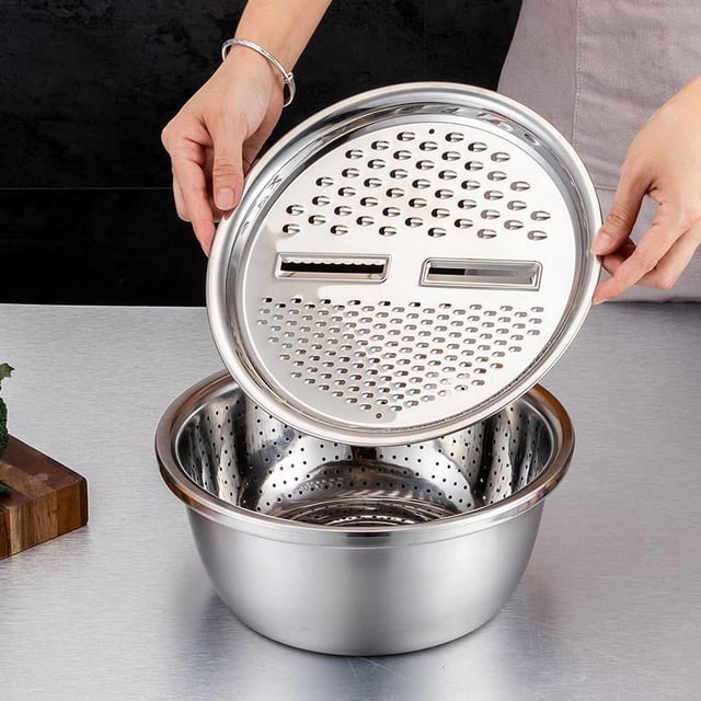 Cortadora Juliana Versatilidad, Herramientas de Cocina Multiusos, Diseño Exquisito Compatible con la Mayoría de Fuentes de Calor del Mercado (26 Cm)