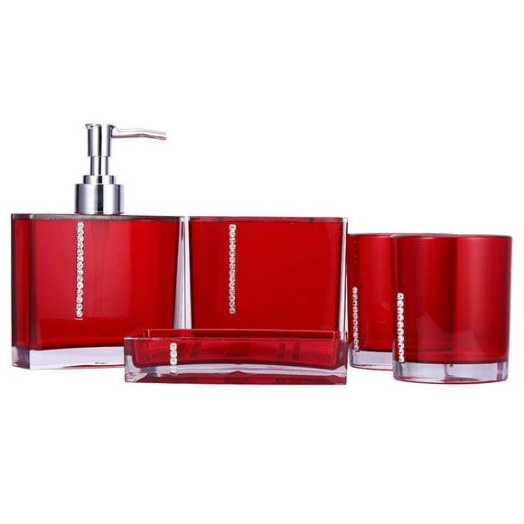 Ensemble Complet D'accessoires De Salle De Bain, Taille Voyage, Simple, Double, Accessoires De Salle De Bain, Y Compris un Gobelet De Bain De Bouche, un Porte-brosse à Dents, un Porte-savon, une Boute