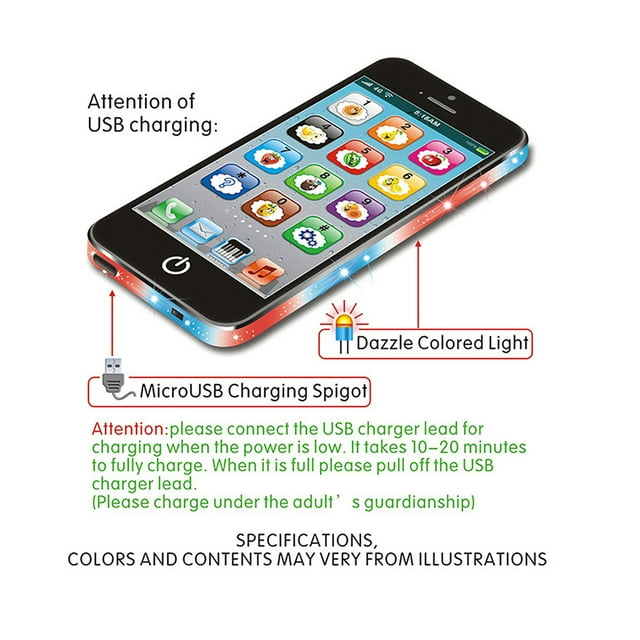 <p>Child Learning Phone, Convenient Easy Operation Durable Cute English Learning Phone, Kindergarten Kids For Children Trip Outoor</p>