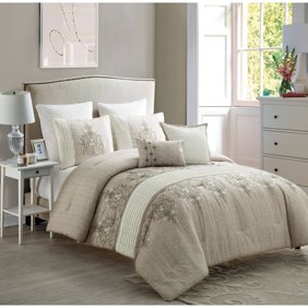 Madison Park Serene 7 Piece Comforter Set King Green Walmart Com