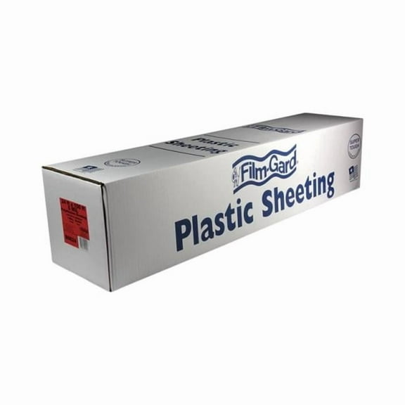 Film-Gard 626082 Filmgard Polyethylene 6 Mil Sheeting Poly Film Black - 24 x 100 ft.