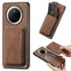 thumbnail image 1 of For Huawei Mate 70 Case Retro Leather TPU Phone Back Cover with Detachable Card Slot - Green, 1 of 5