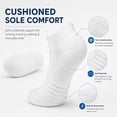 thumbnail image 2 of Men’s 5-Pack Cushioned Athletic Grey Crew Socks – Breathable, Moisture-Wicking, Anti-Odor & Durable Sport Socks for Running, Hiking, Training, 2 of 9