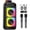 T37-T-1 Black, variant on JYX Party Speaker, Portable Bluetooth Speaker for Outdoor with Rgb Light, Deep Bass Loud System , T37-T