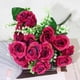 thumbnail image 4 of Ramo de rosas artificiales para novia, boda, hogar, jardín, decoración, peonía, flor falsa, regalo de Navidad, jarrón de mesa, decoraciones, 4 of 5
