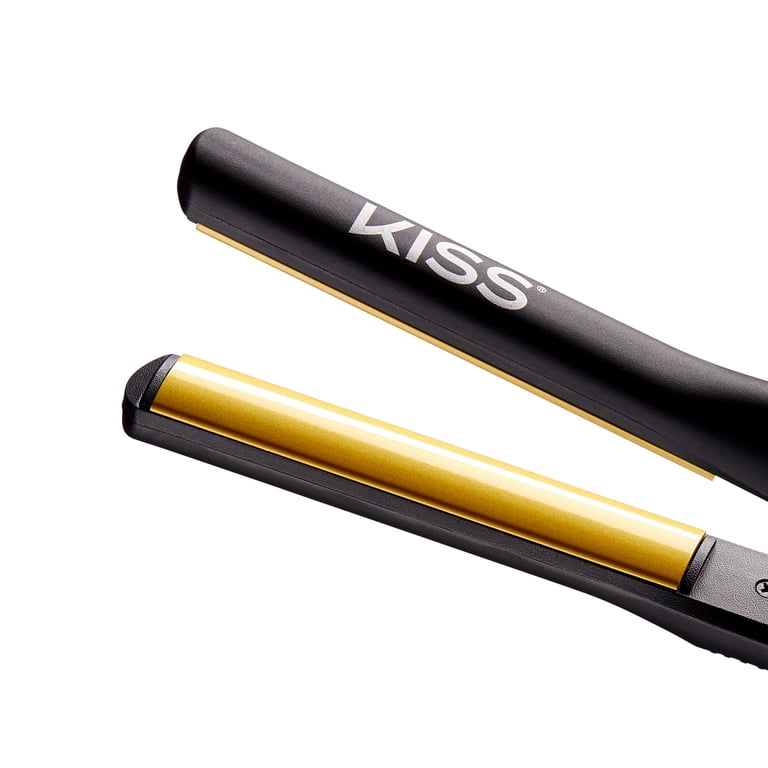 Kiss Tourmaline Ceramic Flat Iron Hair Straightener, 0.5" photo 3