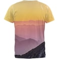 thumbnail image 2 of Rainbow Sunset Mountains All Over Mens T Shirt Multi LG, 2 of 2