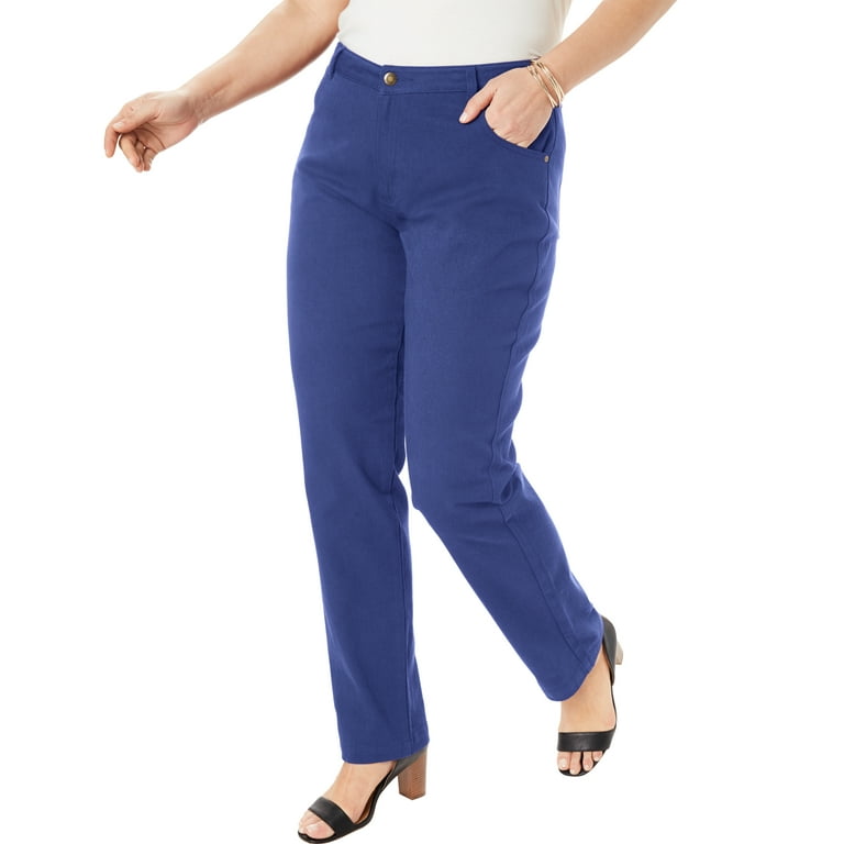 London Women's Plus Size Cotton Denim Jeans 100% - Walmart.com