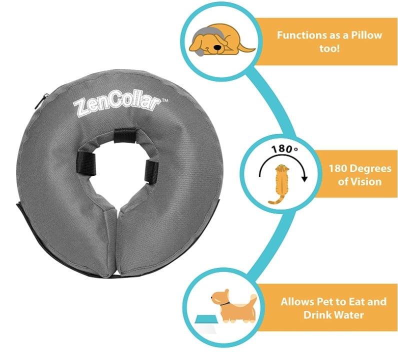 ZenPet Pro-Collar Inflatable Recovery Collar - Large - 1 count