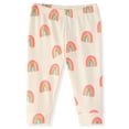 thumbnail image 6 of Garanimals Newborn & Baby Girl Cotton Joggers, Solids & Prints, 4-Pack, Sizes 0 - 24M, 6 of 10