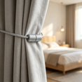 thumbnail image 3 of YUELONGHU Modern Curtain Tie Back with Gourd Shape Design for Home Window Drapery Decorative Fixing Holdbacks, 3 of 4