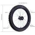 thumbnail image 3 of Front Forks Assembly 19" Wheel 70/100-19 Tire, For Off-Road Motorcycle Front Wheel, 3 of 12