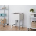 thumbnail image 5 of TRINITY BASICS | 18x16x13 Basin | Stainless Steel Utility Sink | NSF | White, 5 of 10