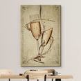 thumbnail image 3 of wall26 Canvas Print Wall Art Retro Vintage Champagne Glass Swirl Drinks &amp; Cocktails Alcohol Digital Art Modern Art Decorative Bohemian Chic Kitchen/Food for Living Room, Bedroom, Office - 16&quot, 3 of 5