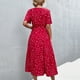 thumbnail image 4 of Vestido con cuello en V envolvente para mujer,Vestido largo de verano con cuello en V envolvente para mujer Vestido con cuello en V envolvente de verano Aspecto llamativo, 4 of 6