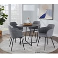 thumbnail image 3 of Boyne Chair, Upholstered Dining Chairs, Contemporary Dining Chair, Kitchen Chairs for Dining Table, Dining Chairs Set of 2, 3 of 6