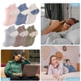 thumbnail image 6 of COOPLUS 6 Pairs Womens Fuzzy Socks with Grips Winter Warm Soft Fluffy Indoor Slipper Socks for Women, 6 of 7