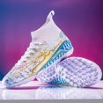 thumbnail image 3 of Botas de fútbol profesionales para hombre y mujer, tacos ultraligeros con picos largos, zapatos de fútbol de alta calidad, Partido de entrenamiento Unisex al aire libre, 3 of 4