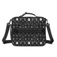 thumbnail image 2 of Moon and Leaf Gothic Pattern Insulated Lunch Bag with Shoulder Strap and Bottle Holder,Bento School Lunch Bag Box,11x9.5x3.5 Inches, 2 of 5