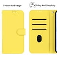 thumbnail image 4 of for Samsung Galaxy A35 Case Wallet with Card Holder,PU Leather Anti-fall Thin Fit Phone case for Women Men,Kickstand,flip Shockproof Cover with Credit Card Slots and Wrist Strap,Lemon, 4 of 12