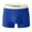 Blue, variant on Maean Men Cotton Boxer Briefs Soft Breathable Comfort Waistband Stretchy Underwear Trunks for Mens