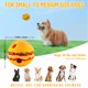 thumbnail image 3 of BEMS-1pc hamburguesa interactiva juguetes para perros bolas divertidas bolas sonrientes juguetes para mascotas, 3 of 5