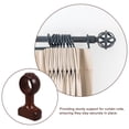 thumbnail image 3 of Shisuyan Curtain Rod Holder Wooden 2Pcs 4.5X2.6X1.3In, 3 of 8