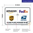 thumbnail image 2 of Sigo Signs Package Delivery Vinyl Sign 10x7 in, 2 of 8