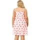 thumbnail image 5 of Vestido de dormir de talgrande pamujer Cami Fruit Ruffle Dobladillo por encide rodilCamisón Ro3X, 5 of 7