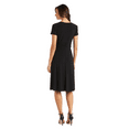 thumbnail image 2 of R&M Richards Women's Faux-Wrap Dress with Waist Embellishment, 2 of 3
