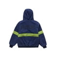 thumbnail image 3 of Supreme Men's Reflective Stripe Hooded Work Jacket Navy, from StockX, 3 of 4