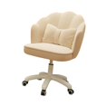thumbnail image 1 of Luzkey 360 Degree Swivel Office Chair Computer Task Stool for Apartment Office Home Beige, 1 of 8