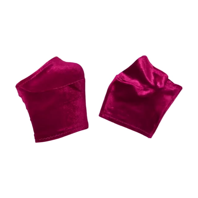2 protectores de zapatos de pole dance, accesorios de vestuario, resistentes al desgaste, suaves y fáciles de usar. Rojo L