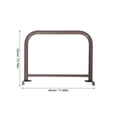 thumbnail image 2 of BESTYASH Heavy-Duty Brown Mountable Handrail for Utility Carts and Janitorial Waste Bag Holders, and Easy to Install, 2 of 8