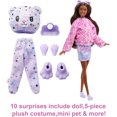 thumbnail image 5 of Barbie Cutie Reveal Fantasy Series Fashion Doll with Teddy Bear Plush Costume, Mini Pet & Accessories, 5 of 7
