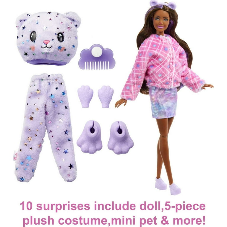  Barbie Doll, Cutie Reveal Llama Plush Costume Doll with 10  Surprises, Mini Pet, Color Change and Accessories, Fantasy Series :  Everything Else