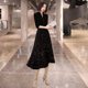 thumbnail image 1 of Vestido de noche Vestido de mujer Banquete Elegante Lujo Ligero Lujo Ligero Nicho Lujo Ligero Vestido de lentejuelas negras para anfitrión de reunión anual, 1 of 6
